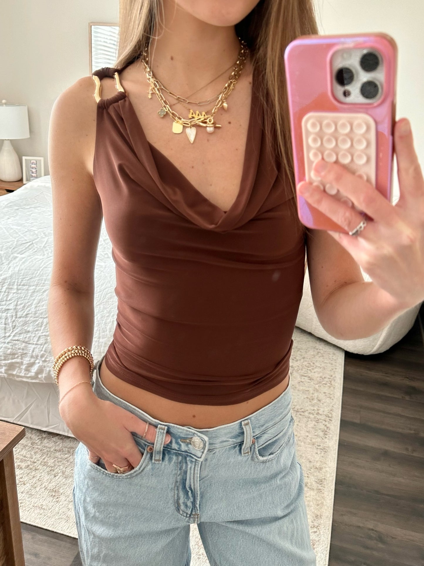 Annabelle Cowl Neck Top