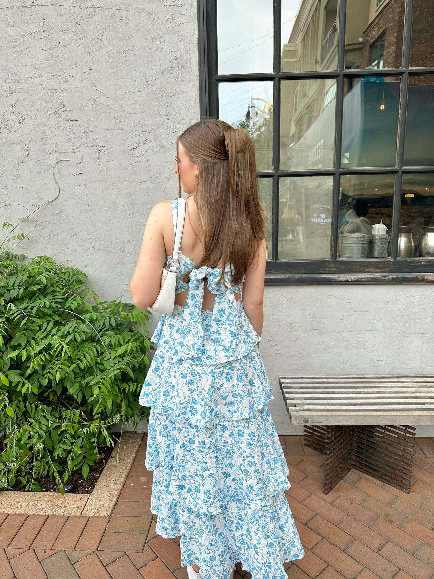 Italian Summer Floral Maxi Dress