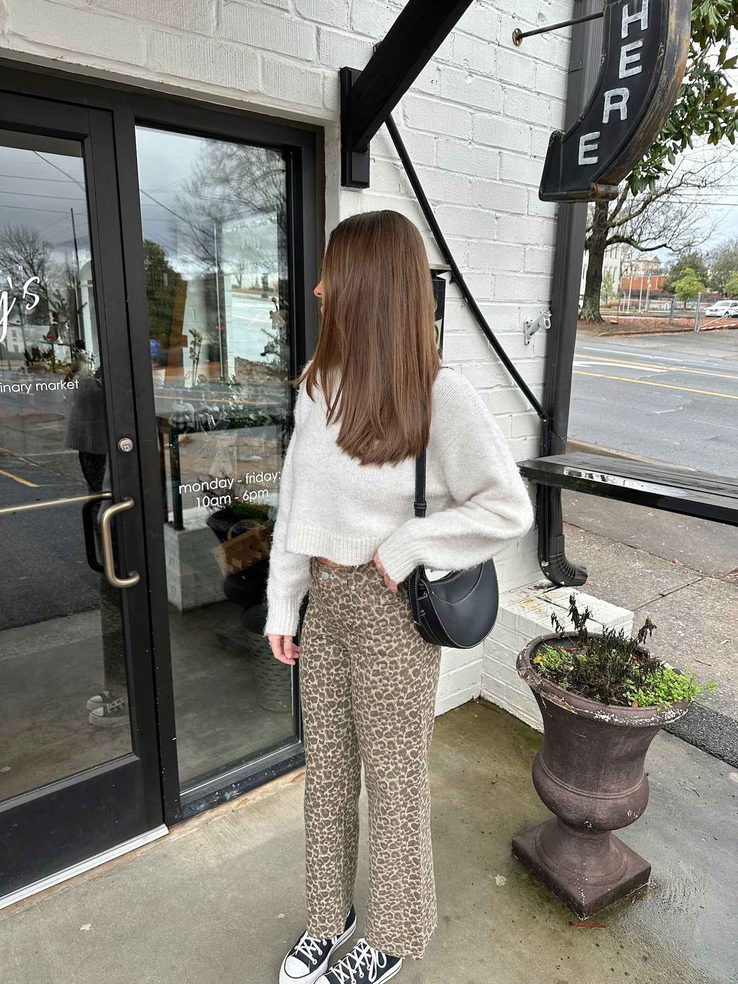 Rumor Has It Wide Leg Cheetah Pant