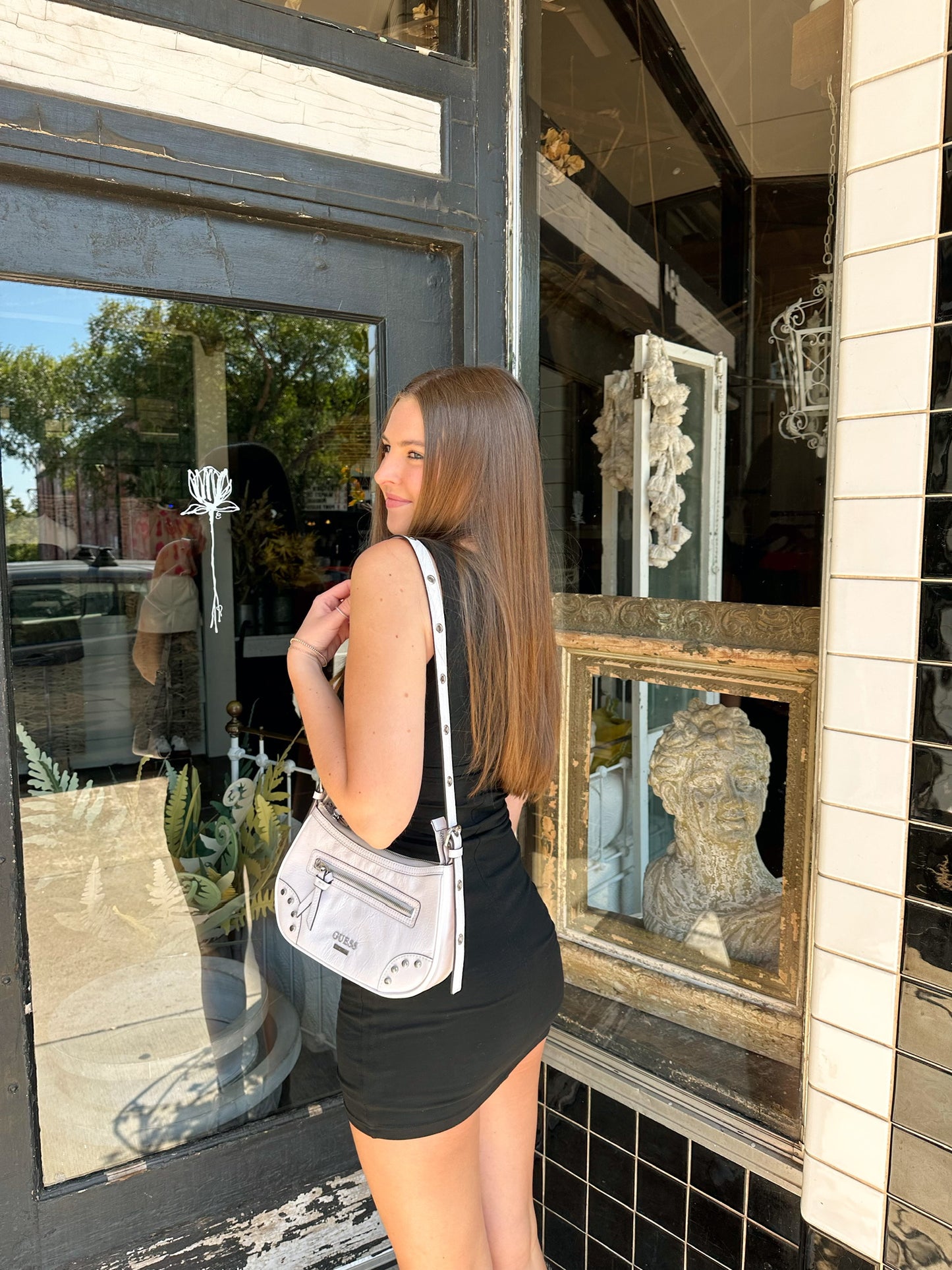 Caught Up Boat Neck Mini Dress
