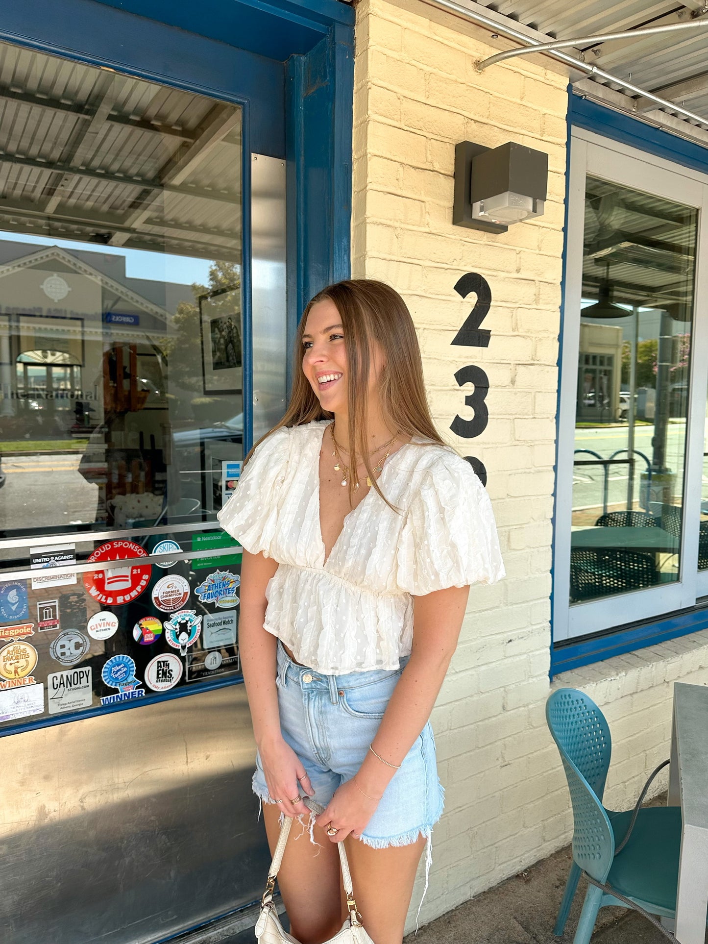 Nantucket Puff Sleeve Top