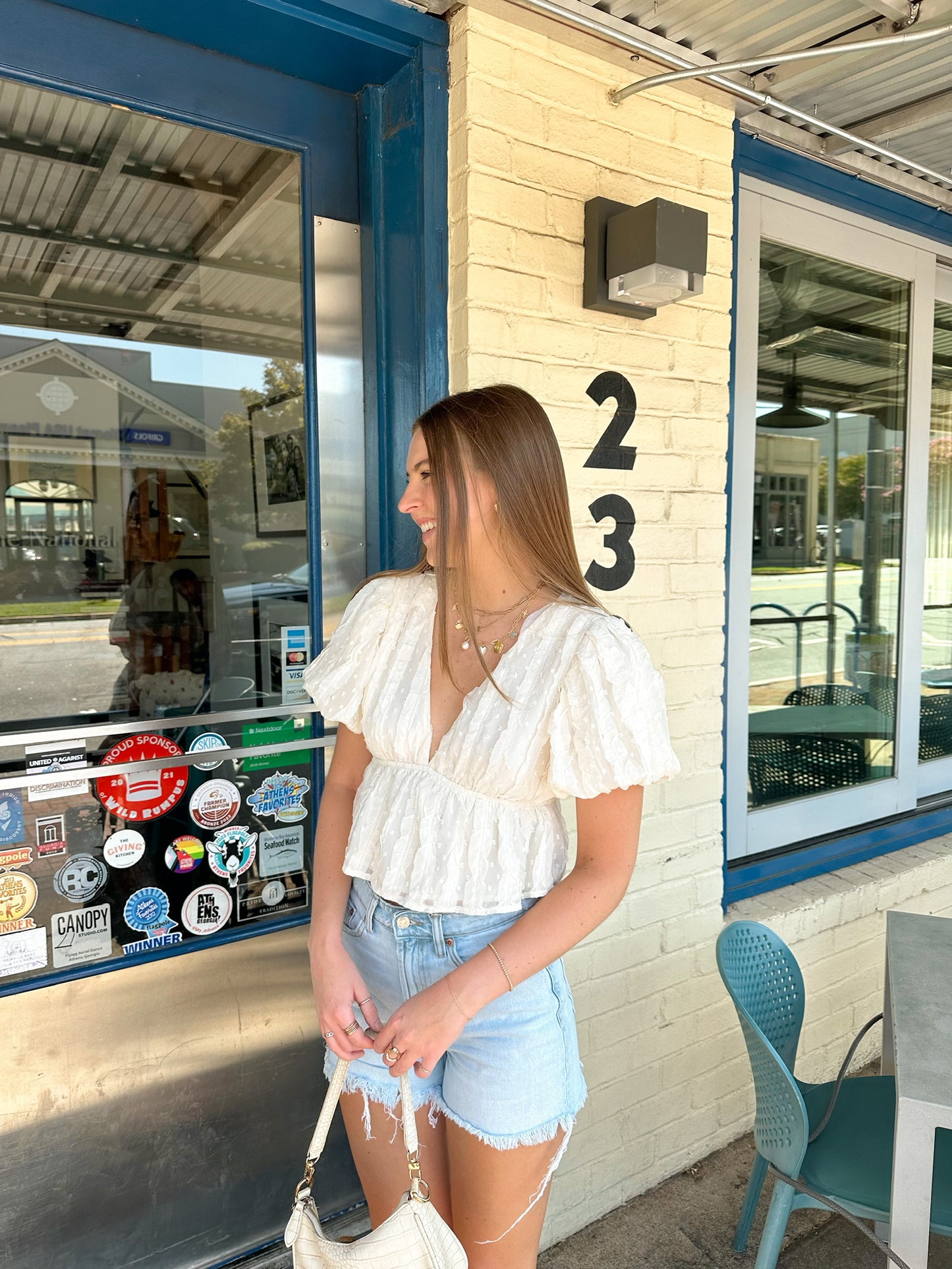 Nantucket Puff Sleeve Top