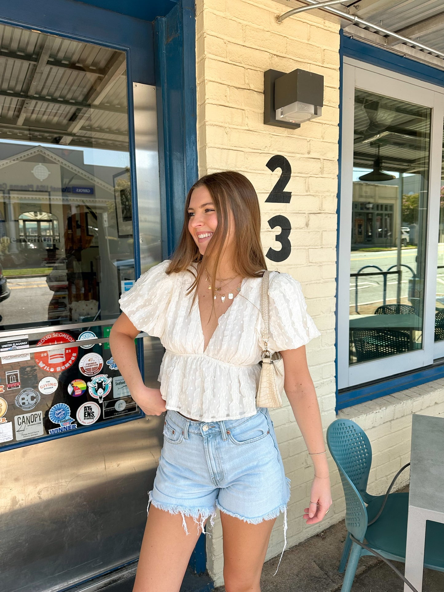 Nantucket Puff Sleeve Top