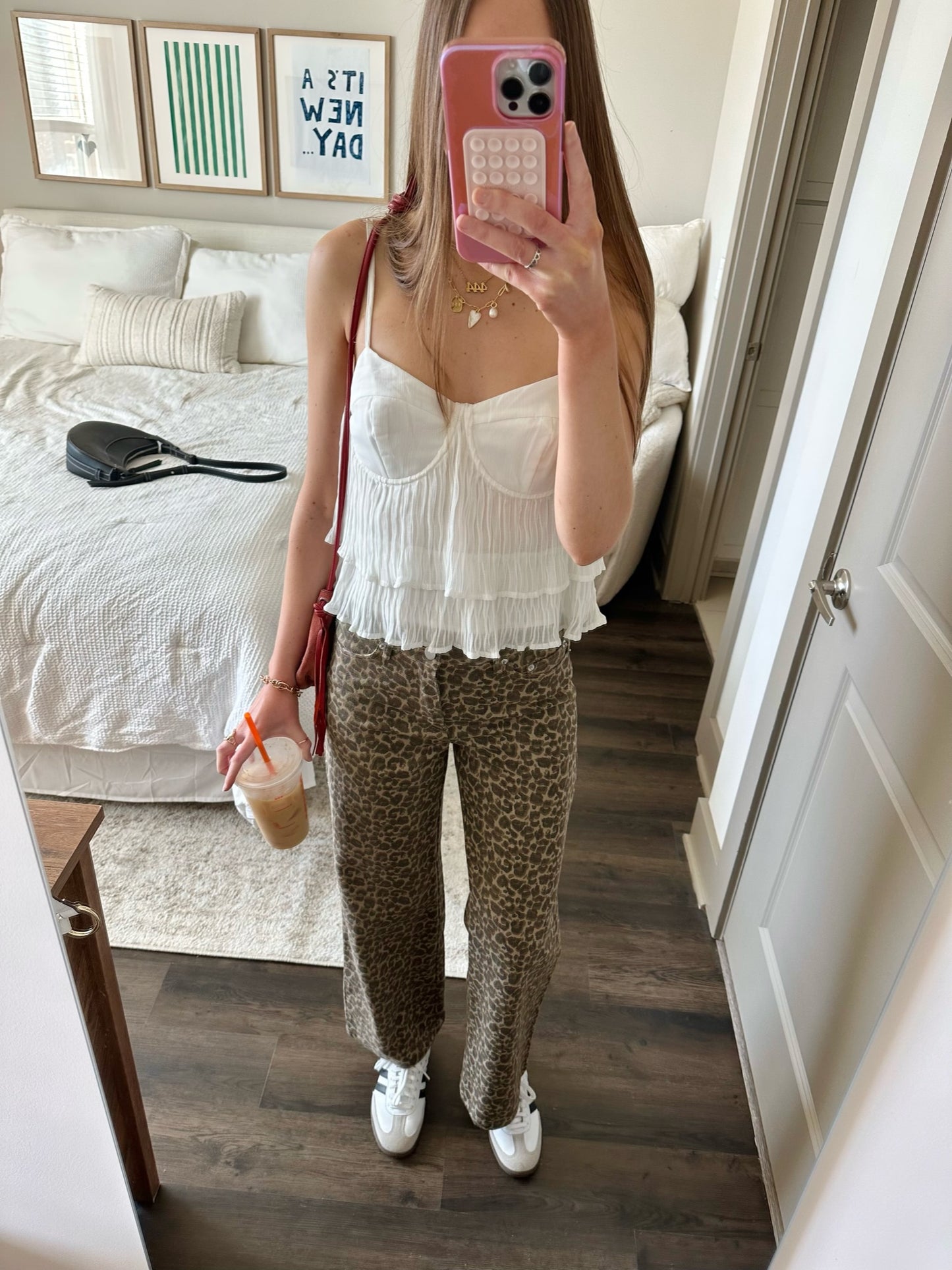Rumor Has It Wide Leg Cheetah Pant