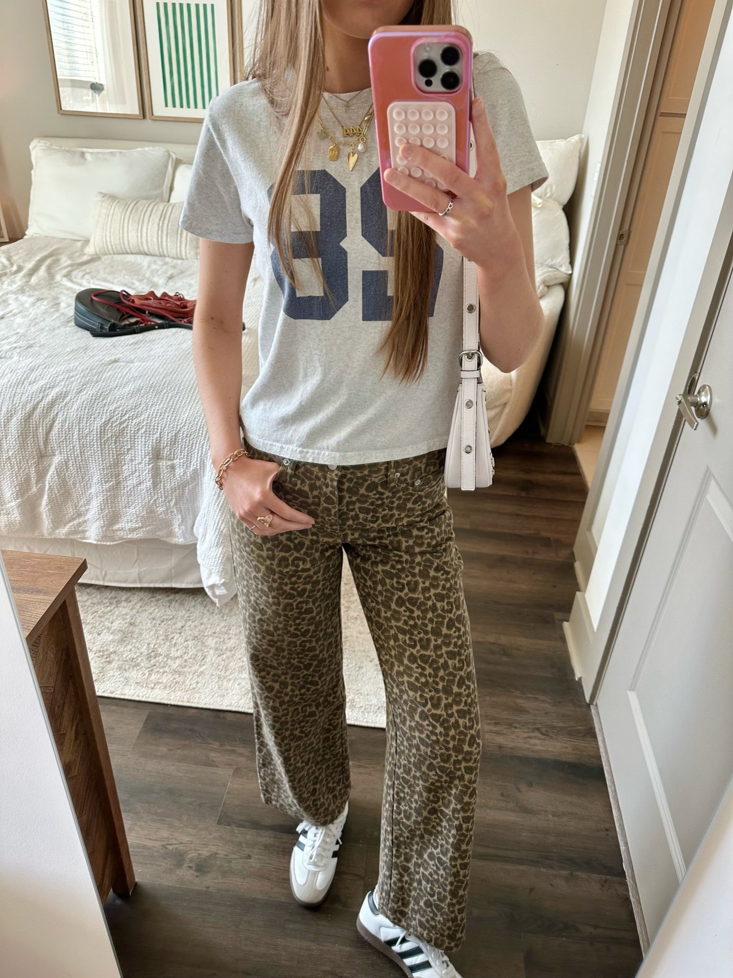 Rumor Has It Wide Leg Cheetah Pant