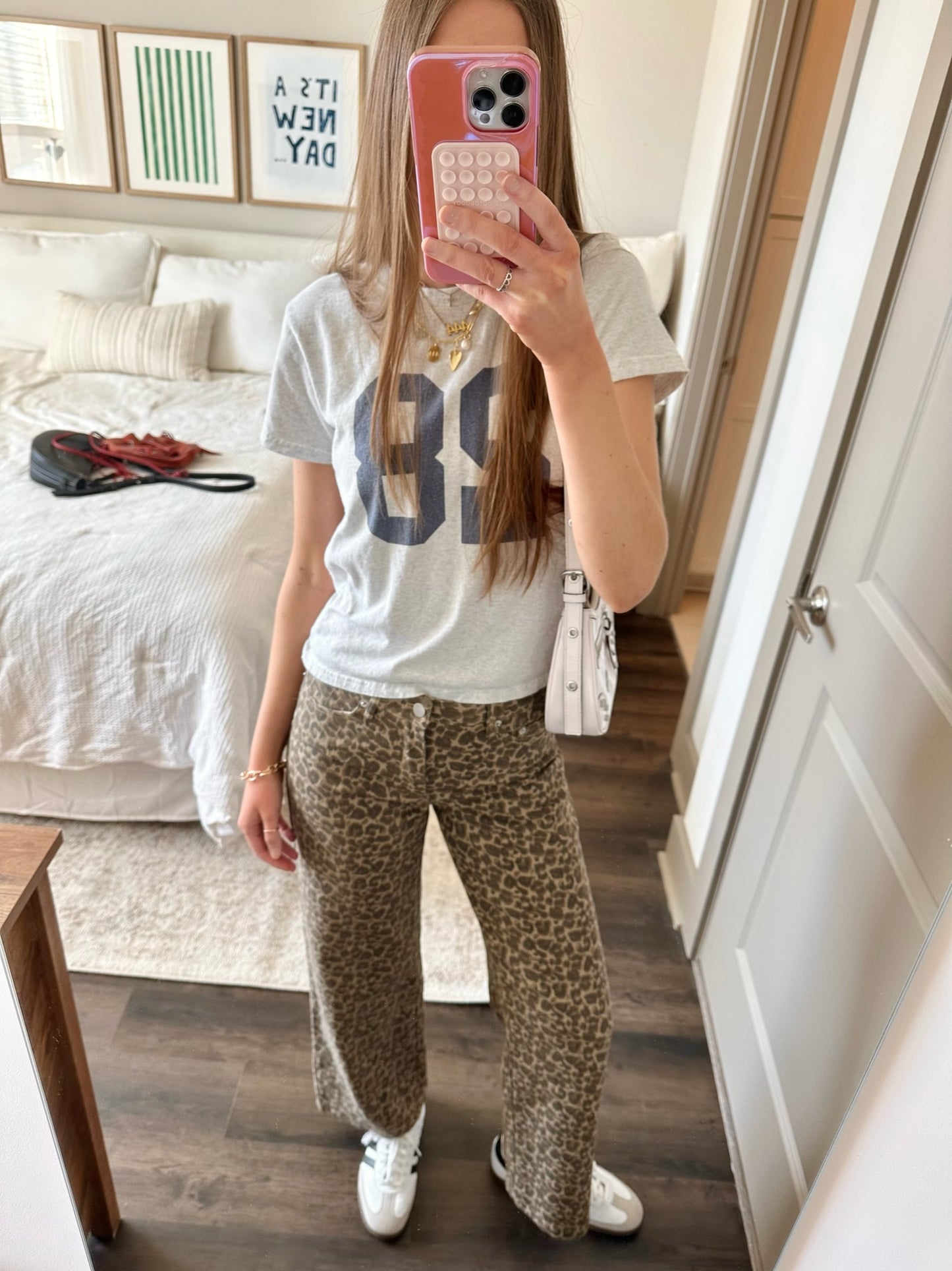 Rumor Has It Wide Leg Cheetah Pant
