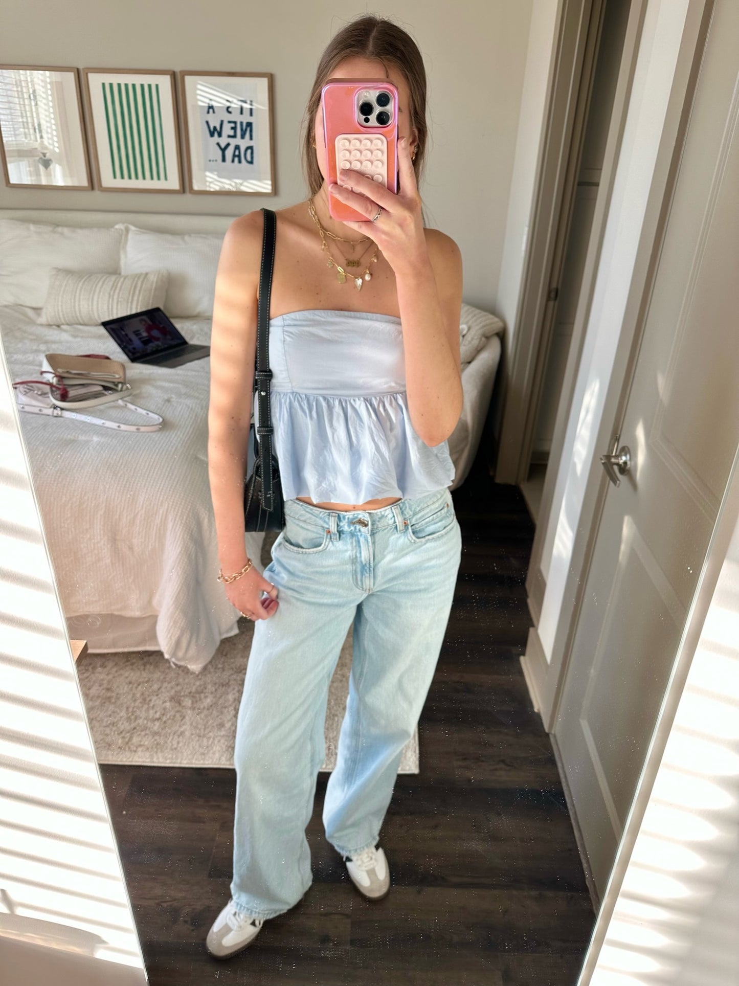 Ocean Eyes Peplum Top