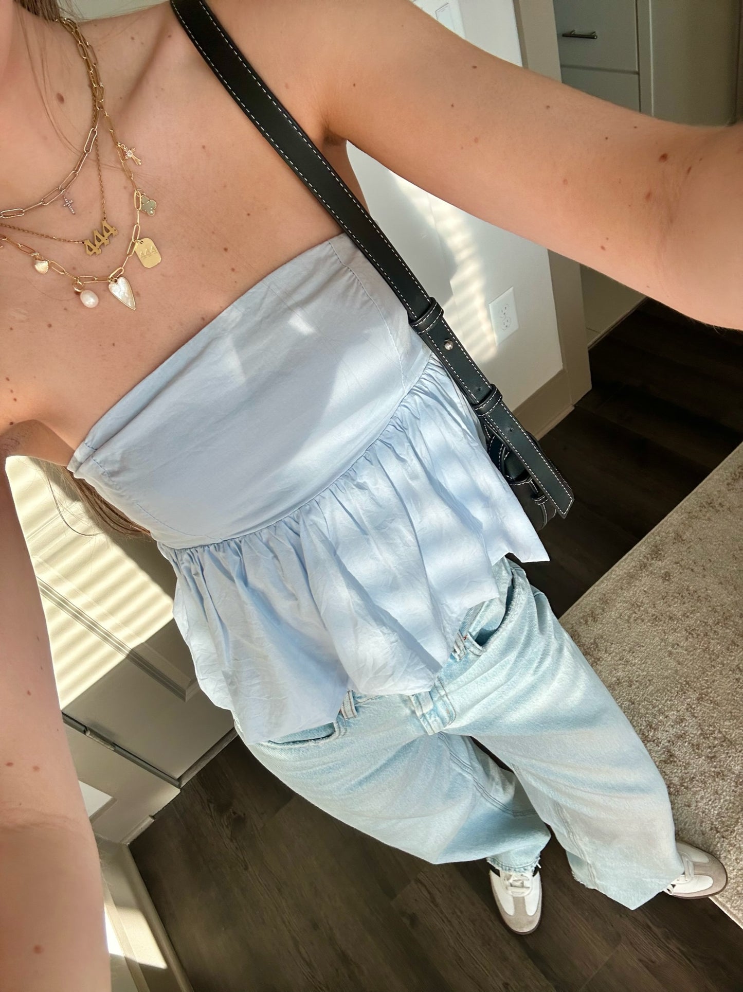 Ocean Eyes Peplum Top