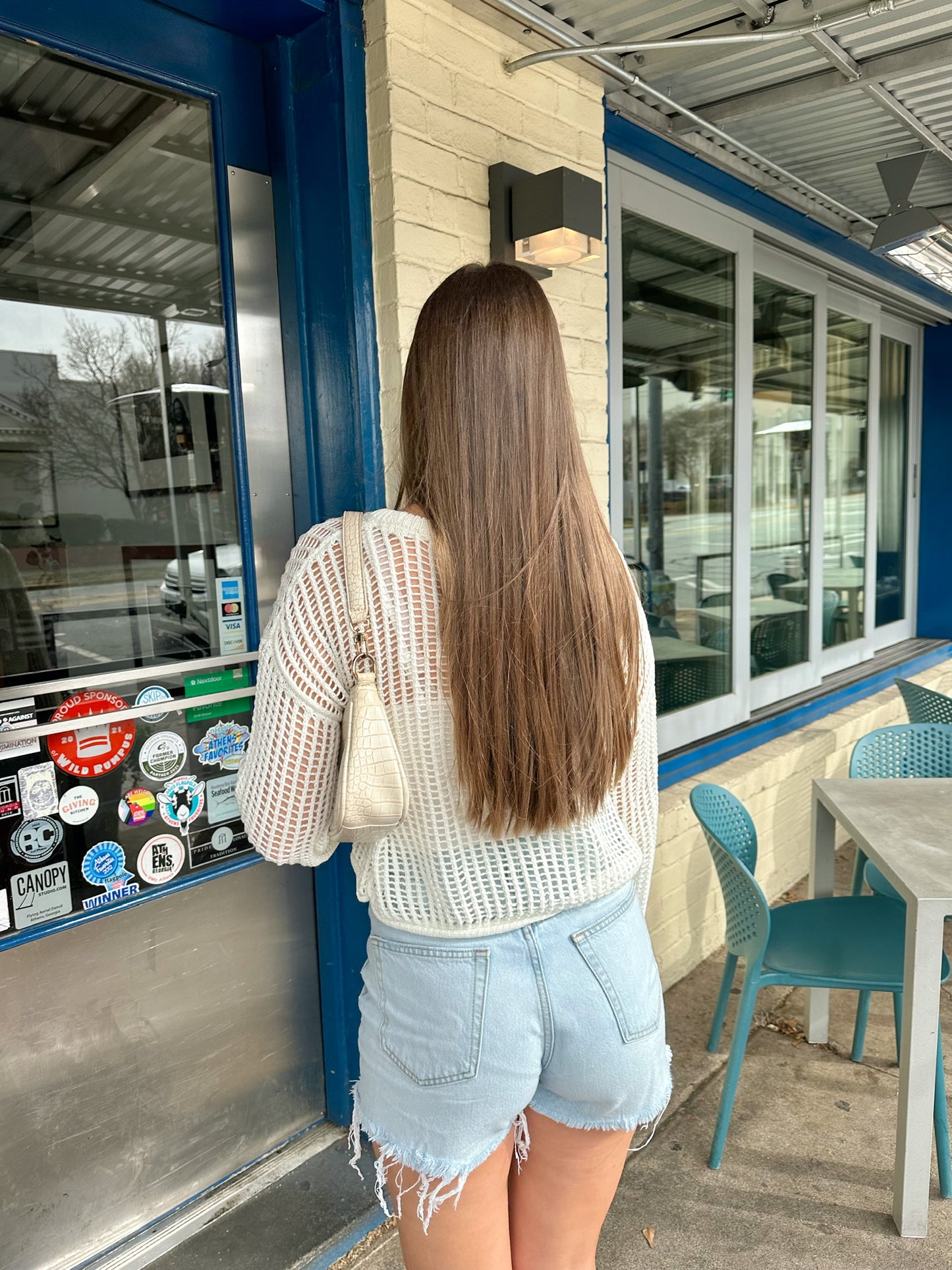 Sunset Cruise Crochet Top in White