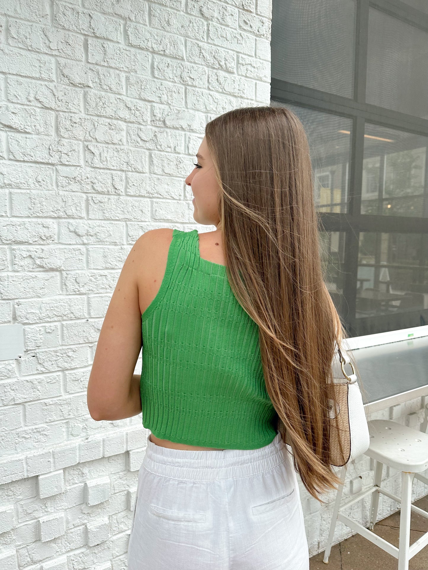 On Island Time Cropped Tank