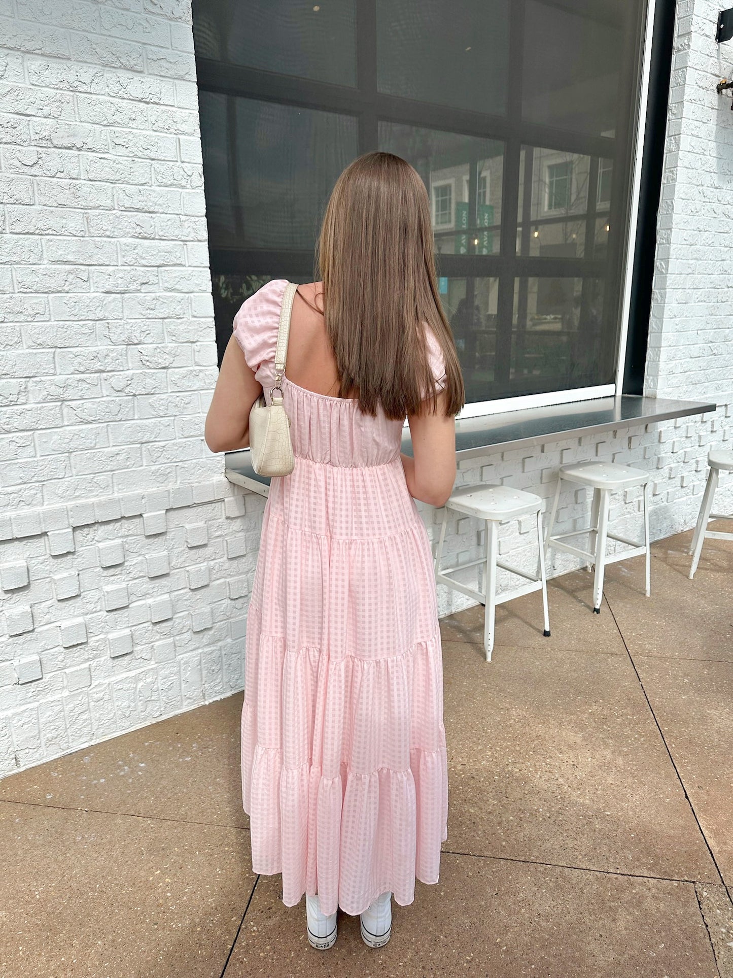 Magic Moments Gingham Maxi Dress
