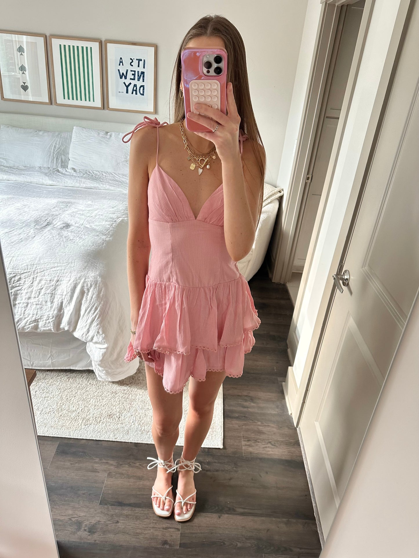 Margot Tiered Mini Dress