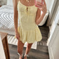 Ellie Eyelet Drop Waist Mini Dress