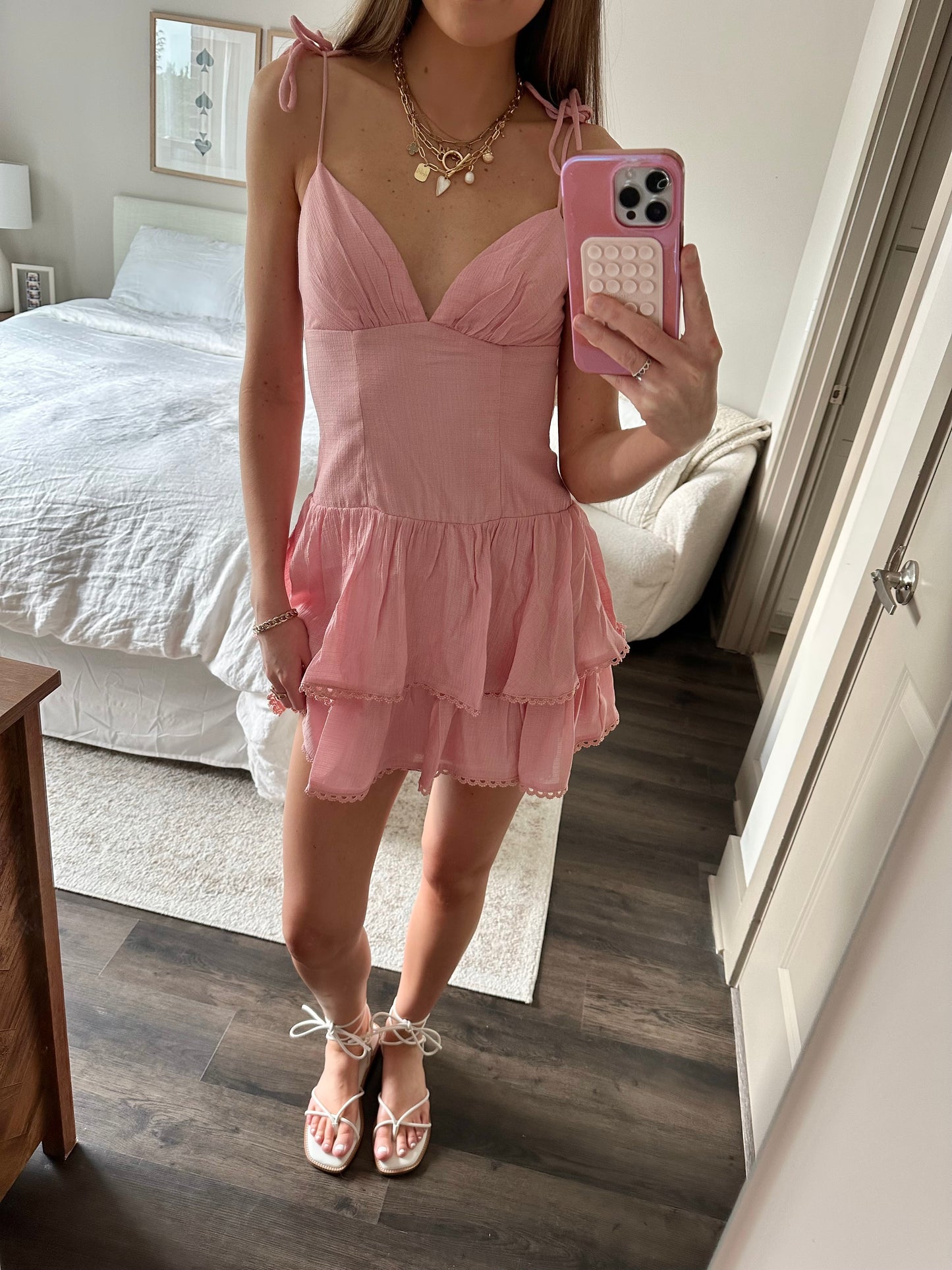 Margot Tiered Mini Dress