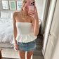On my Own Bubble Tube Top