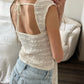Shore Thing Lace Top with Open Back