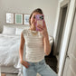 Shore Thing Lace Top with Open Back