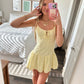 Ellie Eyelet Drop Waist Mini Dress