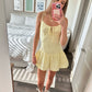 Ellie Eyelet Drop Waist Mini Dress
