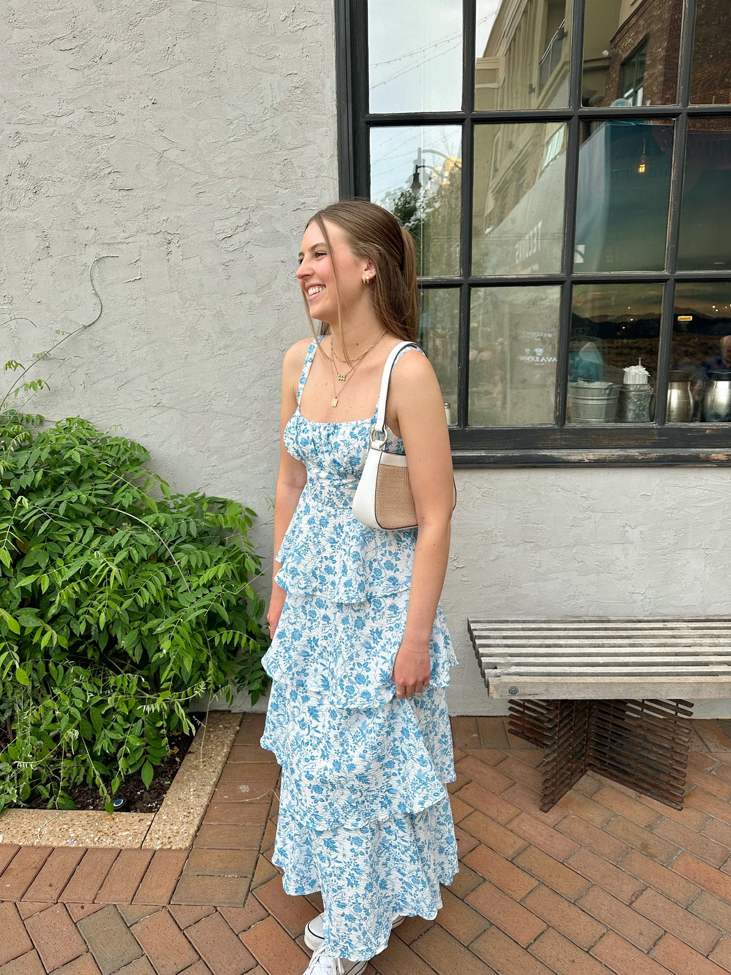 italian summer maxi dress Italian Summer Lemon Pink Stripe Maxi Dress Small