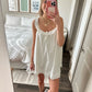 Coconut Kisses Lace Mini Dress