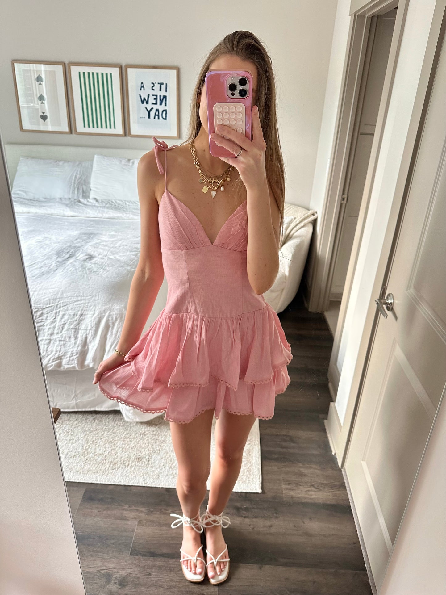 Margot Tiered Mini Dress
