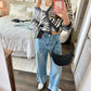 For the Weekend Cuff Wide Leg Jeans *RESTOCKED*