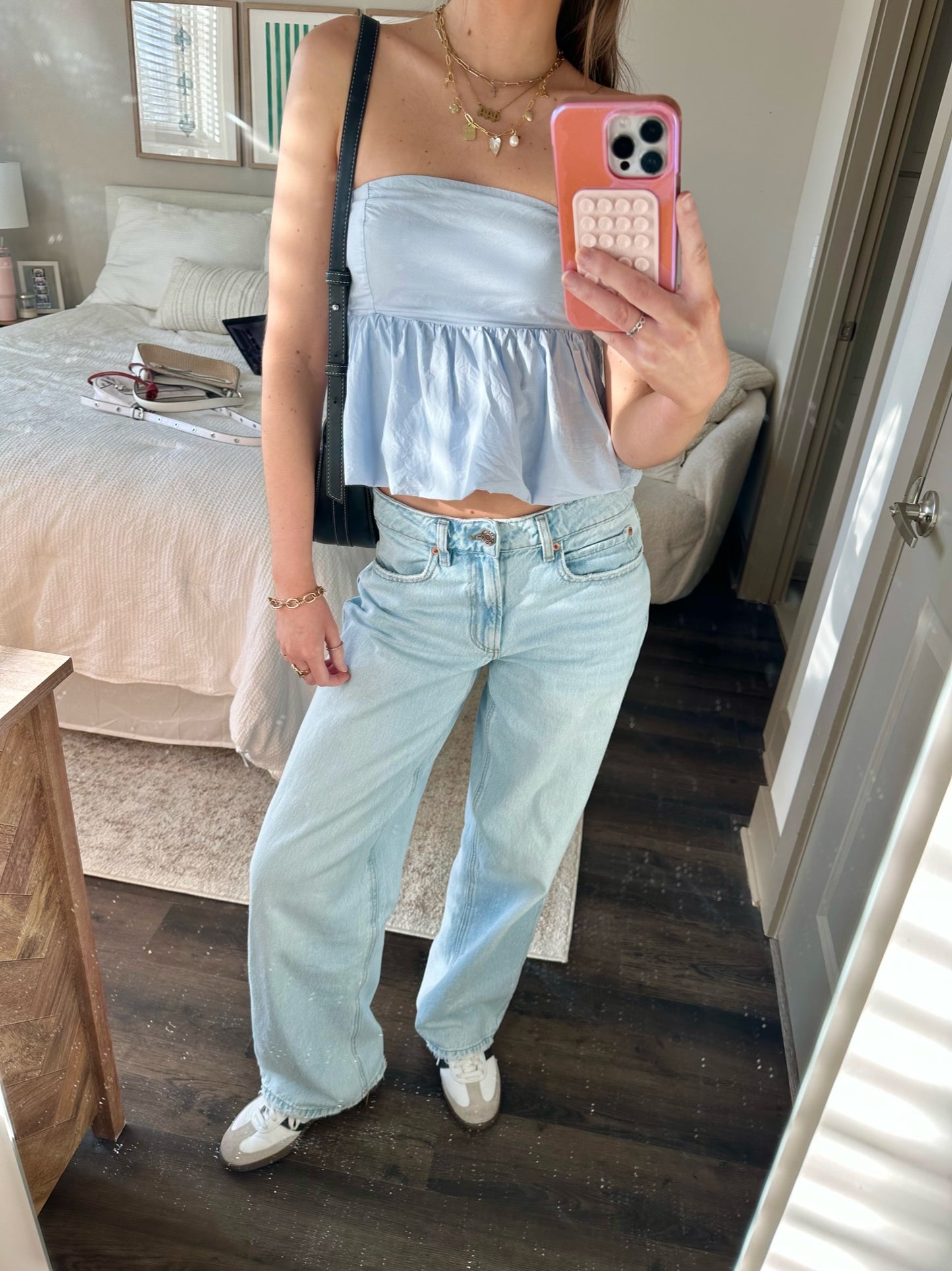 Ocean Eyes Peplum Top
