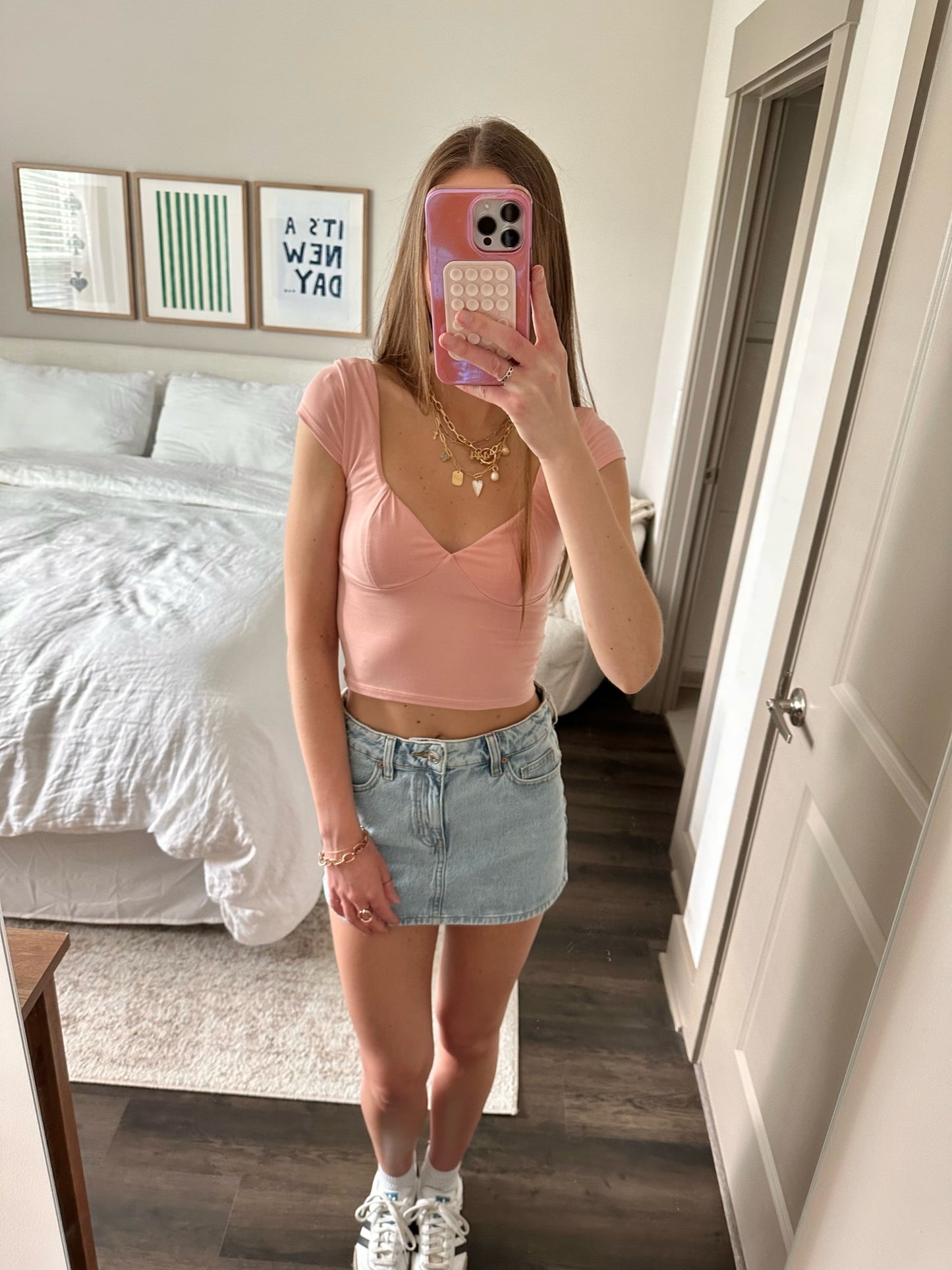 Full Heart V-Neck Top
