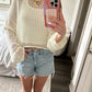 Sunset Cruise Crochet Top in White