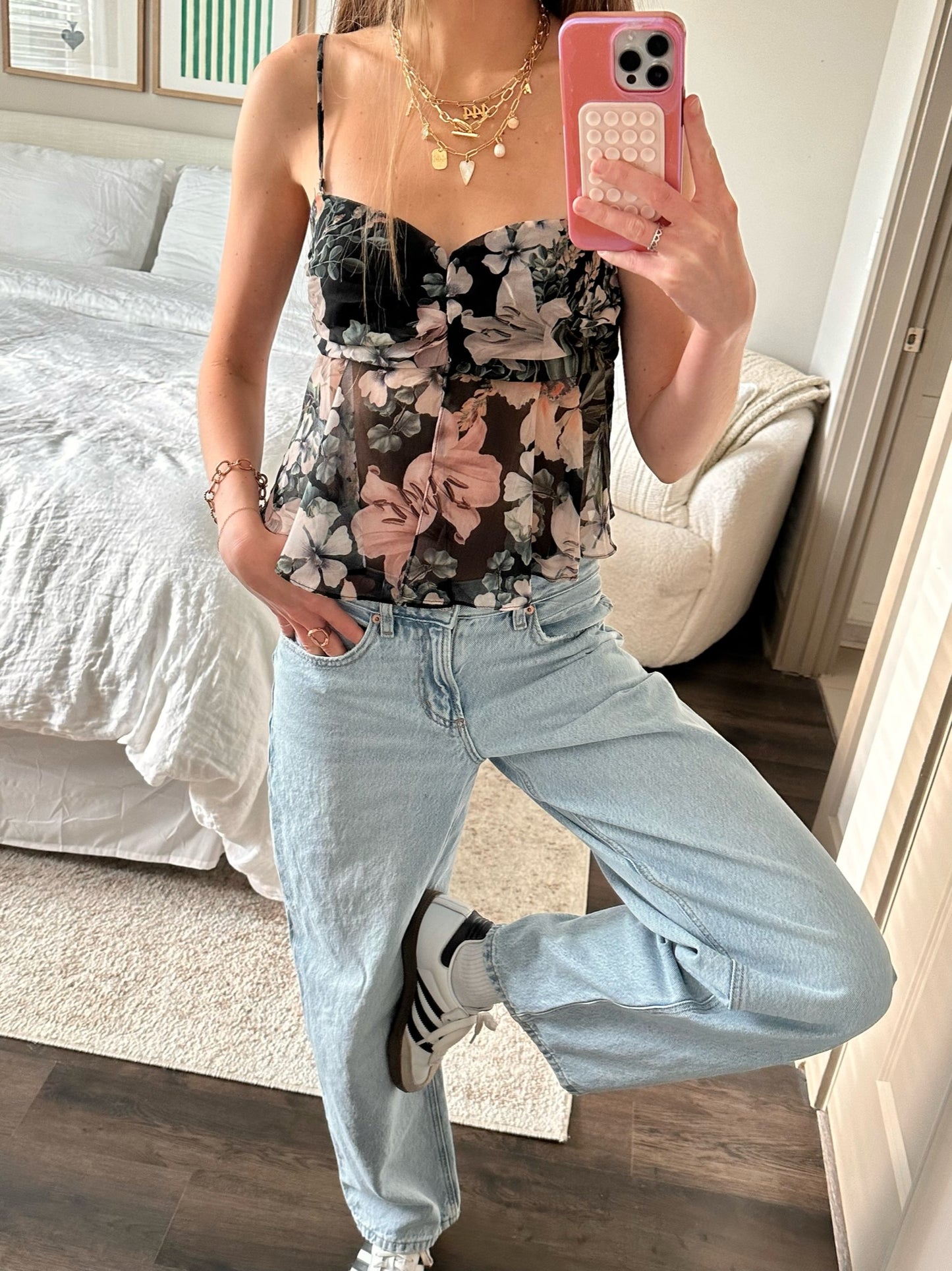 Forevermore Floral Tank