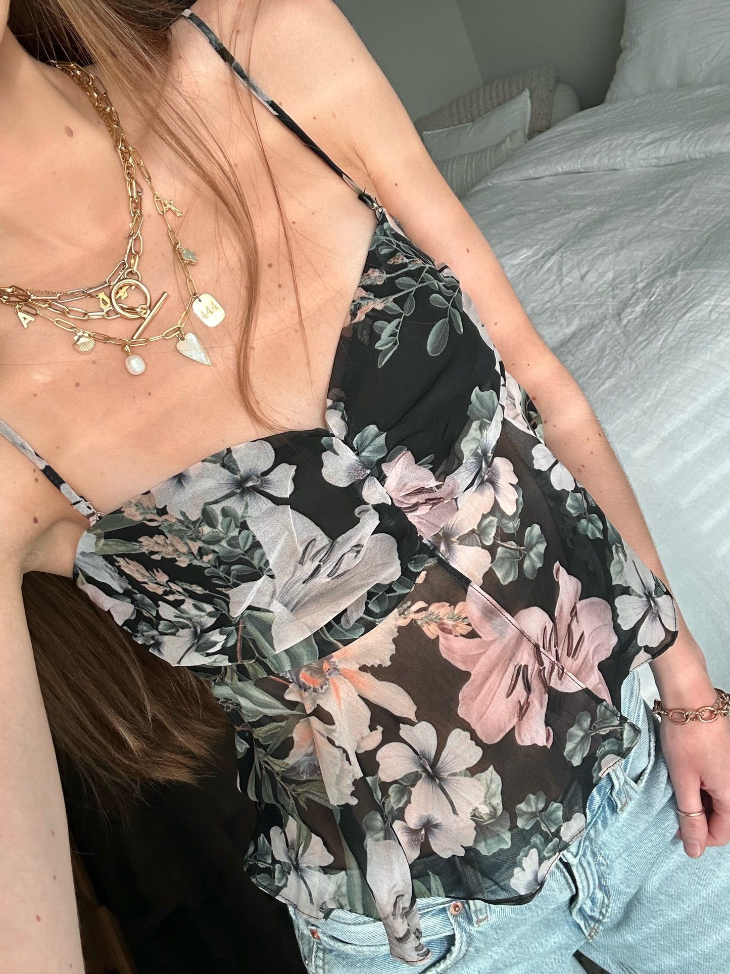 Forevermore Floral Tank
