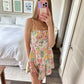 In Bloom Tiered Mini Dress