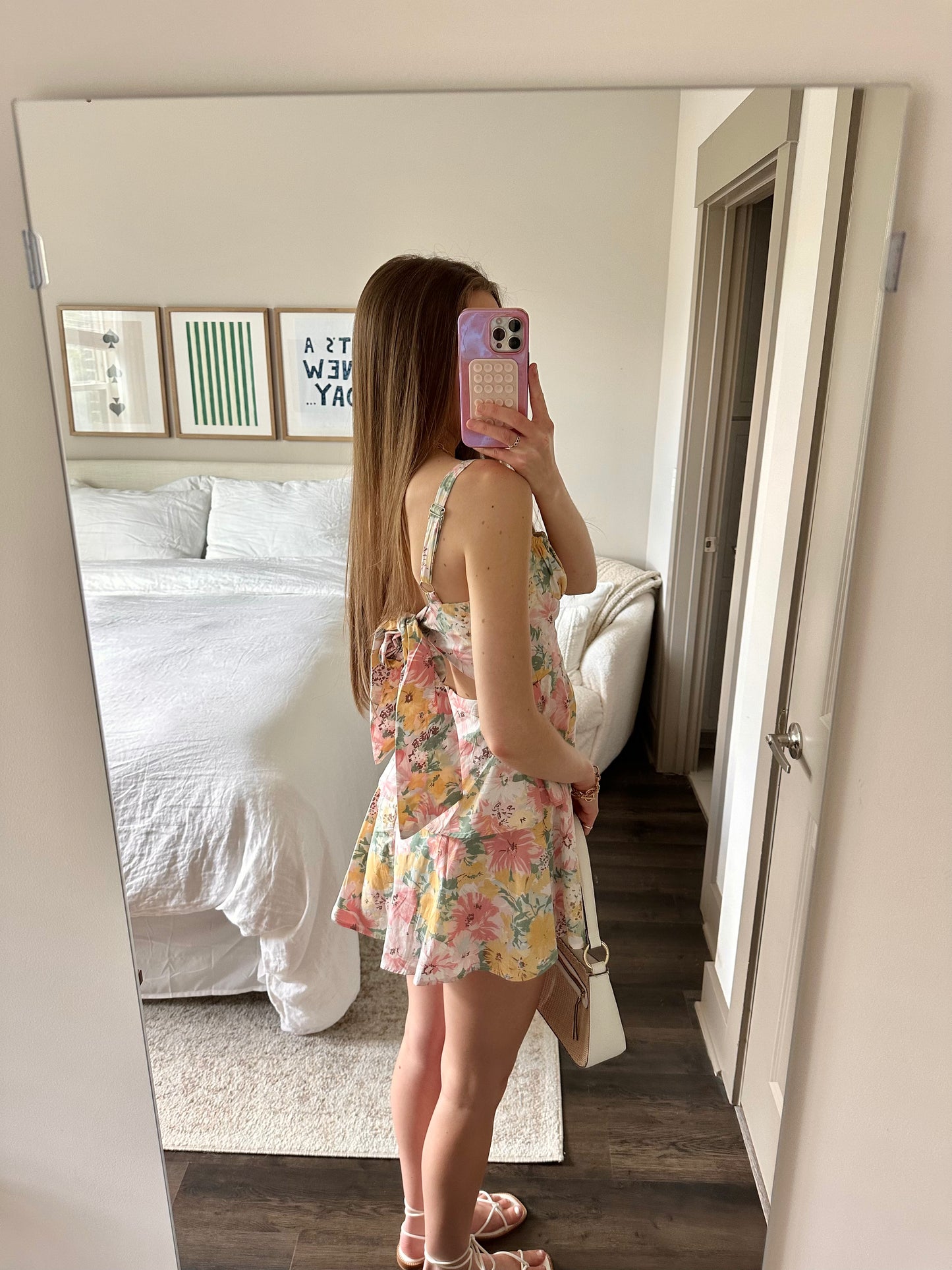 In Bloom Tiered Mini Dress
