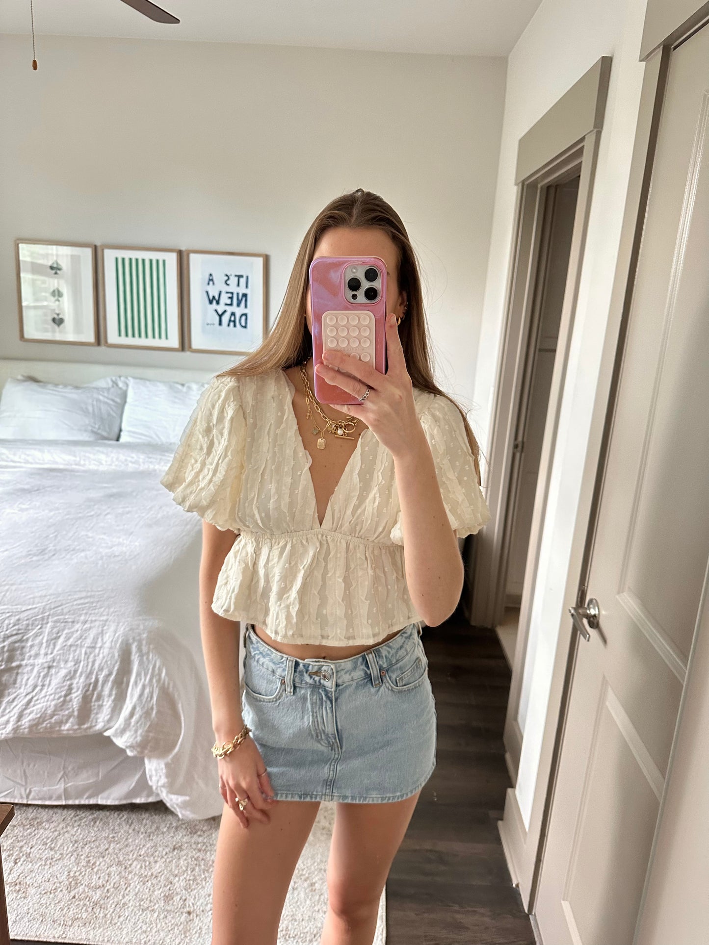 Nantucket Puff Sleeve Top