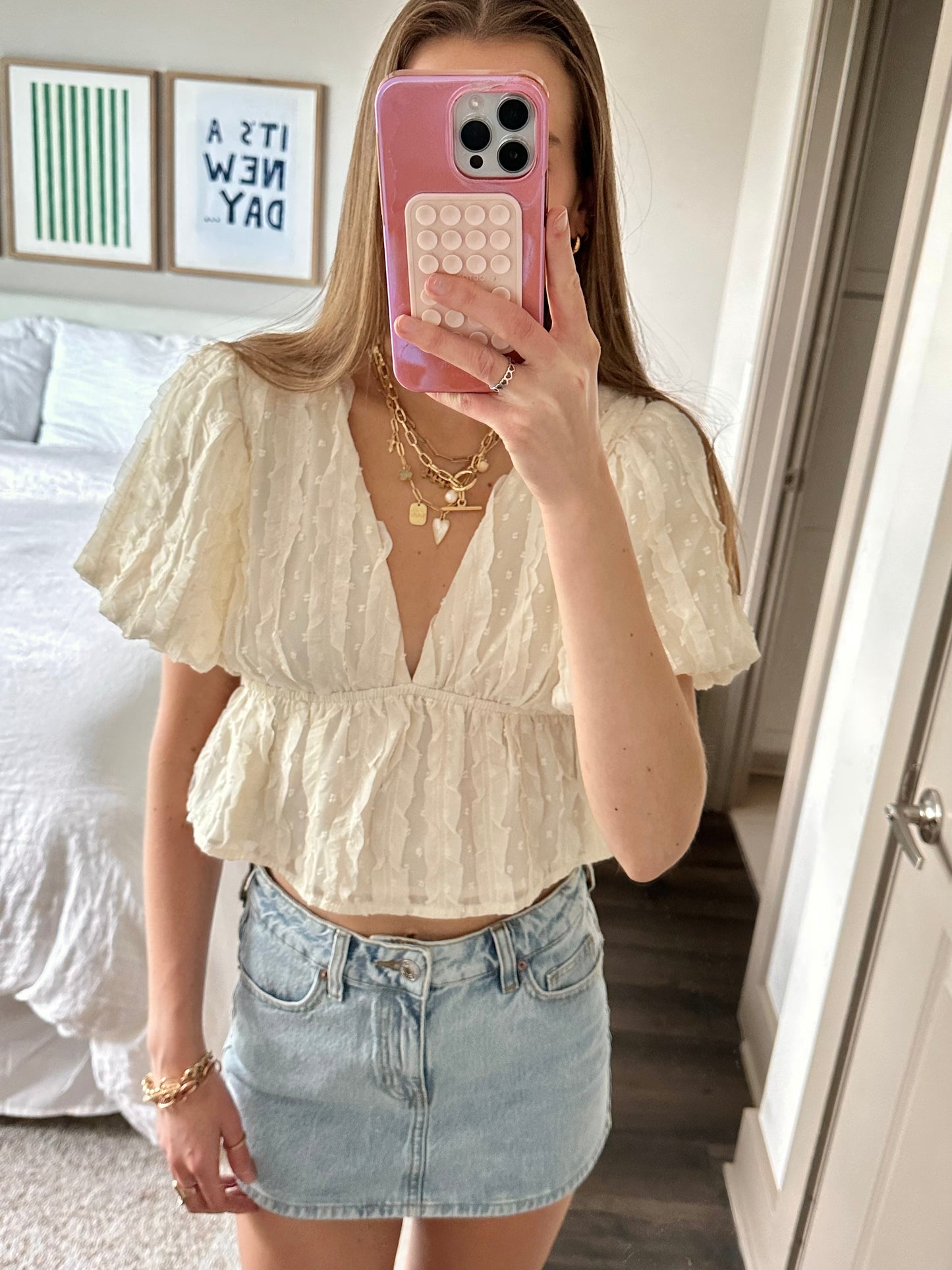 Nantucket Puff Sleeve Top