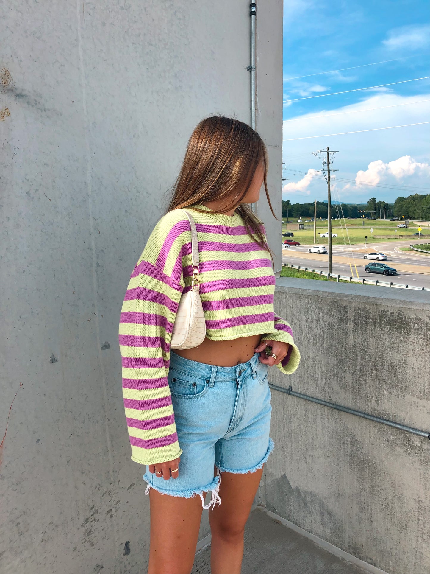 All You Need Cropped Sweater
