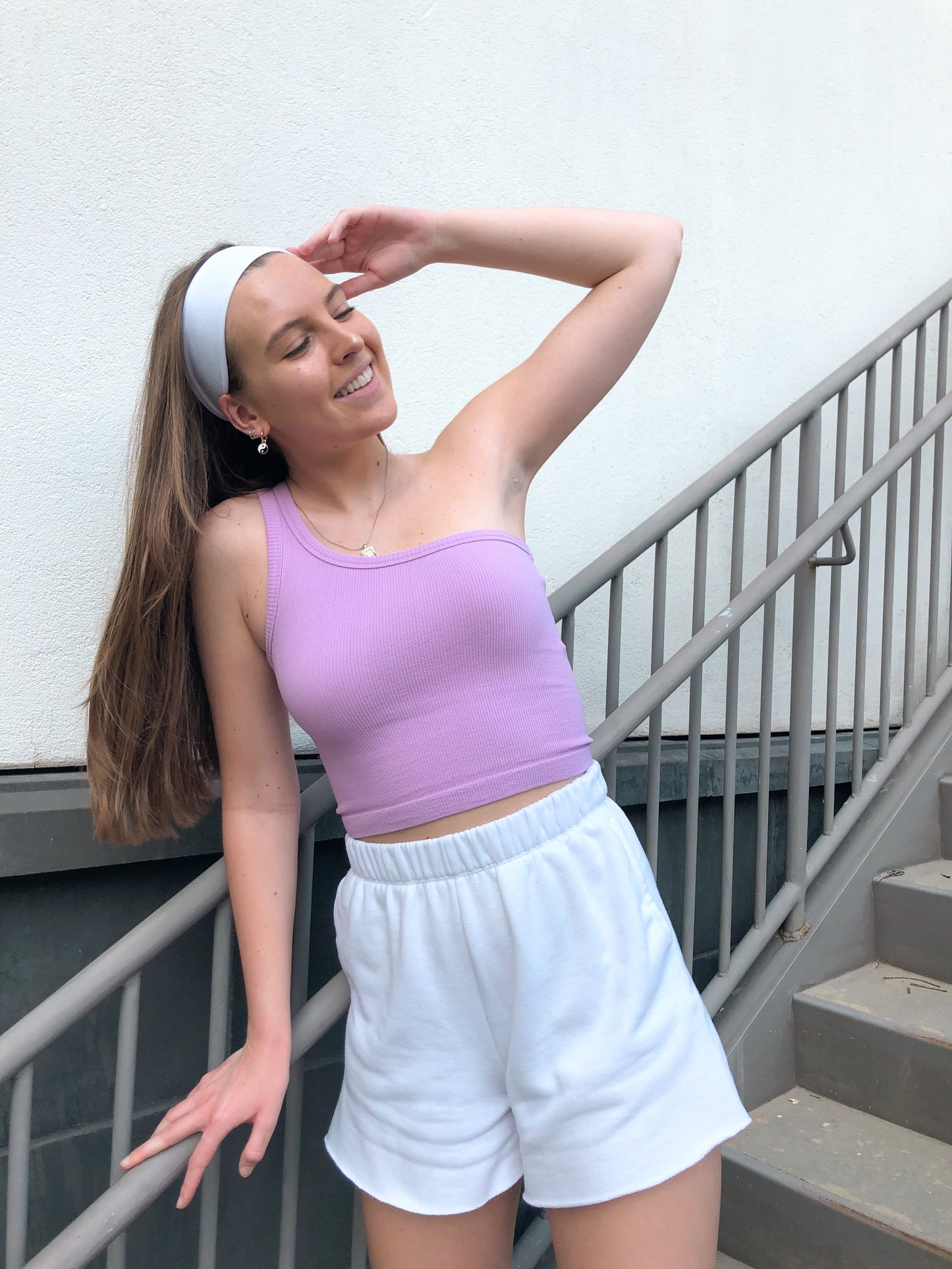 Not So Basic Seamless Tank in Lilac *LAST ONE*